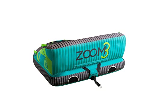 ZUP ZUP Zoom Three 3 Person Towable Tube Teal/Black