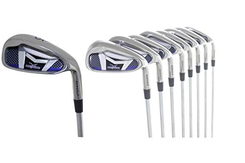 AGXGOLF Men's Senior Flex Tall Length Irons Set Stainless Steel Right Hand USA Built