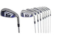 AGXGOLF Men's Same Length Tour Irons Set Black