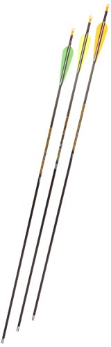Gold Tip Kinetic Hunter 500 Arrows with 4-Inch Vanes 72 Count Black