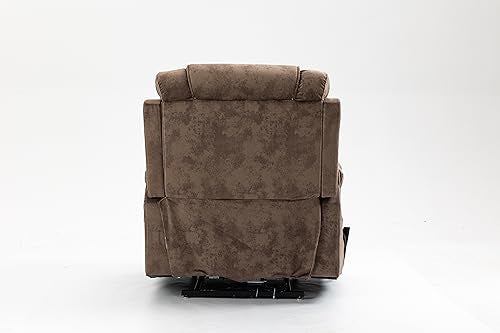 FANYE Electric Power Lift Chair with Massage and Heat, Brown V