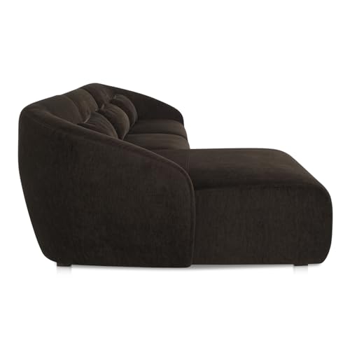 Moe's Home Collection Amelia Lounge Modular Left Sectional Espresso