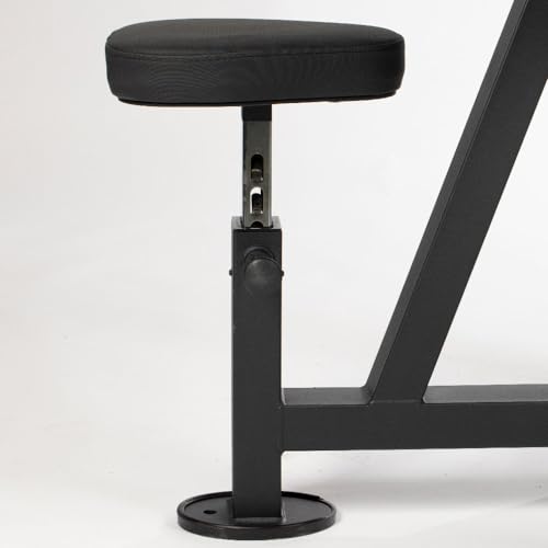 Titan Fitness Seated Preacher Curl Bench Black, Max Load 250 LB, Bicep Curl Support Training