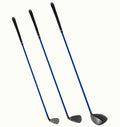 Lag Shot Golf XL Triple Threat Combo Trainer (LEFT HANDED) Navy Blue Shaft