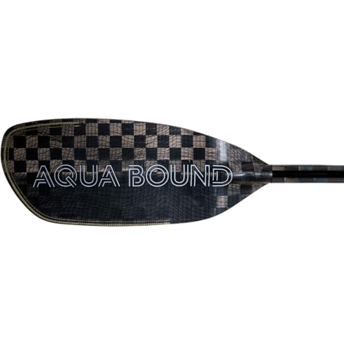 AQUA BOUND Carbon Versa-Lok Bent Shaft 2-Piece Kayak Paddle Black