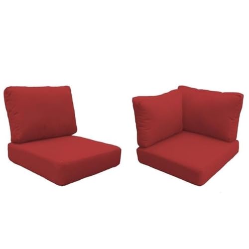 TK Classics High Back Cushion Set for FAIRMONT-11a Terracotta
