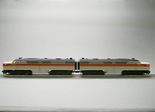Generic Erie Lackawanna Legacy PA AA Diesel Locomotive Engine Set #862 & #863 O Gauge Multicolor