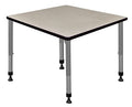 Romig Kee 36" Height Adjustable Classroom Activity Table Maple Grey