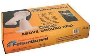 Feherguard Premium Above Ground Full Solar Cover Reel System White