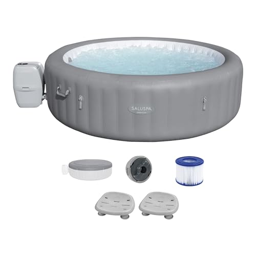 Bestway SaluSpa Grenada AirJet Inflatable Hot Tub Gray