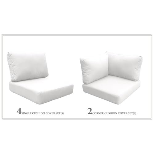 TK Classics Cushions MIAMI-07d Patio Furniture Sail White