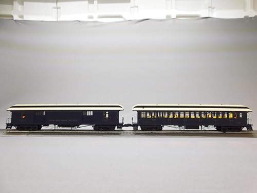 Lionel Wabash Wood Baggage Coach 2 Pack O Gauge #343#402 Natural Color