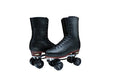 CHICAGO Men's Premium Leather Quad Roller Derby Skate Black Size 9