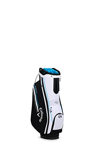 Callaway Golf CHEV 14 Cart Bag White/Black/Cyan