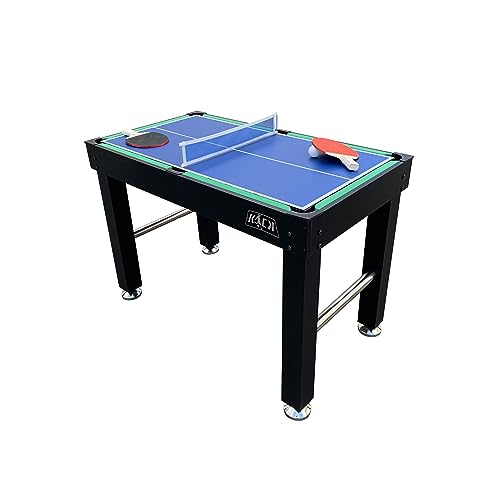 KICK Hexad 48″ 6-in-1 Multi Game Table Black