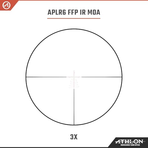 Athlon Optics Ares ETR 3-18x50 Riflescope APRS6 FFP IR MIL Reticle Black