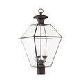 Livex Westover 4-Light Outdoor Post Head Bronze