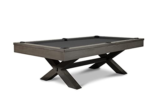 Empire USA Manhattan Slate Pool Table W/ Premium Billiard Accessories Charcoal