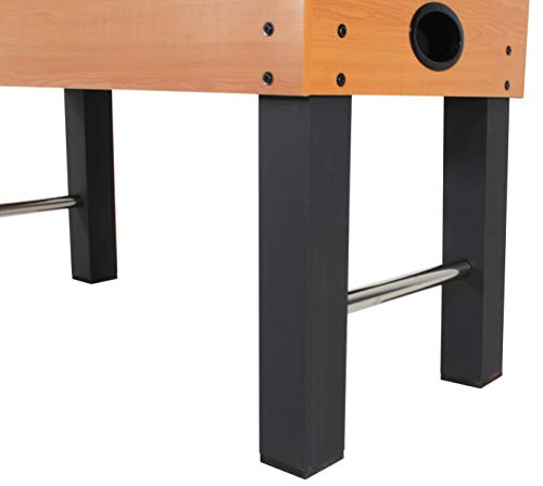 American Legend Charger 52” Foosball Table with Abacus Scoring and Ball Return Brown