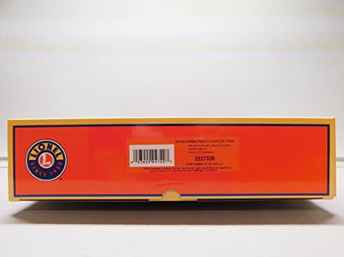 Lionel AMTRAK Amfleet Phase III Passenger Coach/CAB Car 2 Pack O Gauge Silver