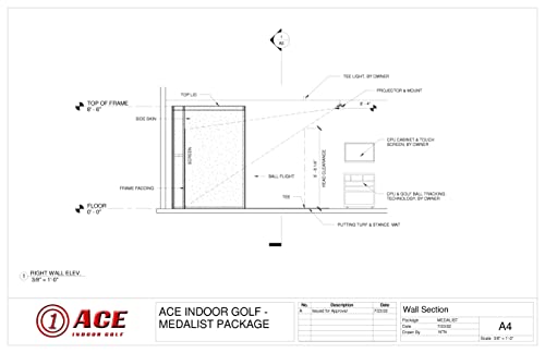 Generic Medalist Golf Simulator Enclosure