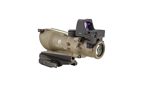 Trijicon 4x32mm ACOG Dual Illumination Green Crosshair Reticle FDE w/ RMR Type 2