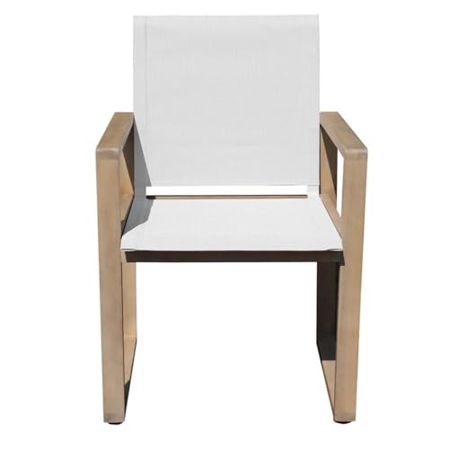 Pemberly Row 9-Piece Modern Acacia Wood Dining Set Natural