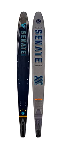 Radar Men's Graphite Senate Water Ski 67" Navy/Gun Metal/Carbon