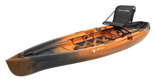 NuCanoe 2024 Unlimited Fishing Kayak with Fusion 360 Seat - 1620HZ Color