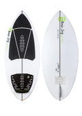 Ronix Flyweight Skimmer Wakesurf Board Glacier White / Green
