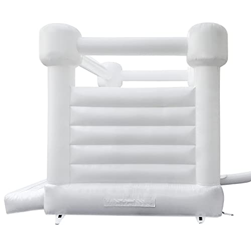 Infuntable Inflatable White Bounce House with Air Blower for Wedding 2.5m