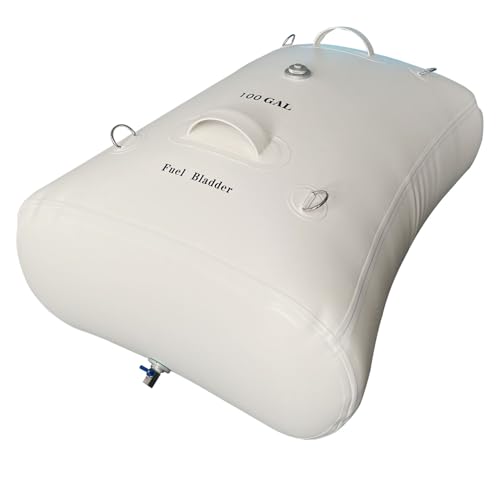 Luoweikadeng 100 Gallon Fuel Bladder Emergency Tank for Fishing, Boating, Yachting, and Marine Trips