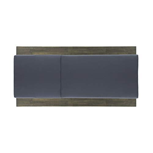Great Deal Furniture Outdoor Acacia Wood Chaise Lounge Set of 2 Sandblast Gray Finish, Dark Gray