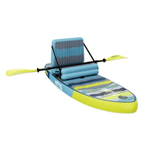 BOTE 8' FT Flow Rider Aero Inflatable Stand Up Paddle Board Hybrid Kayak Kit Native Rips