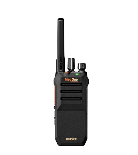 Motorola Solutions Mag One BPR50dX Two-Way Portable Radio UHF 4-Watt 64 Channel (2-Pack)