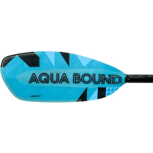AQUA BOUND Aerial Major Fiberglass Bent Shaft Kayak Paddle Blue 200cm