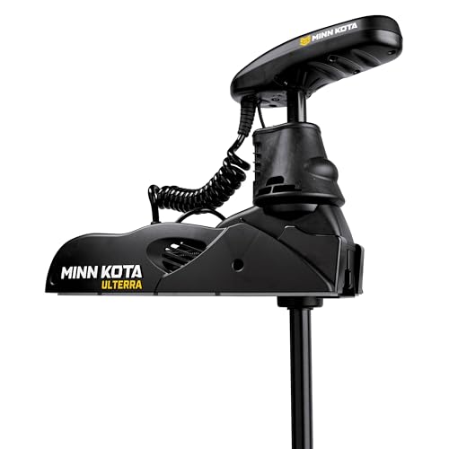 Minn Kota Ulterra Freshwater Bow-Mount Trolling Motor 72-Inch Shaft MEGA Down Imaging i-Pilot Link GPS Black