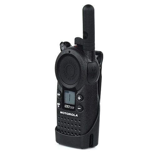 Motorola Solutions 6 Pack CLS1410 Walkie Talkie Radios with Headsets & 6-Bank Charger Black