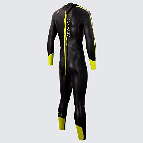 ZONE3 Men's Advance Wetsuit Black/Lime MediumTall