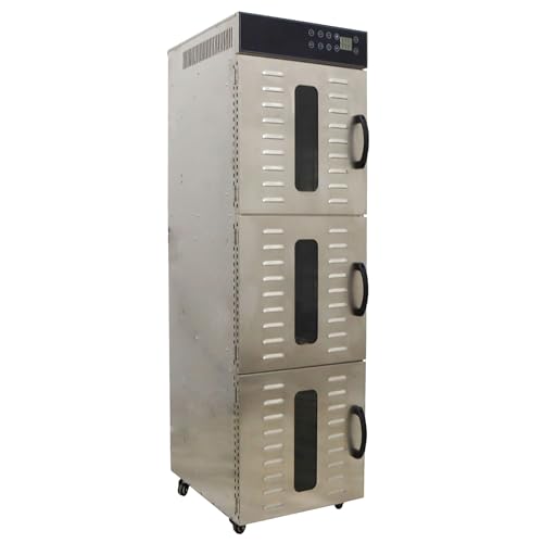 WYDDDARY 36 Layers Commercial Food Dehydrator 2400W with Timer and Temperature Control Silver