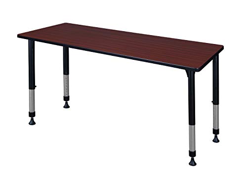 Regency Kitt Height Adjustable Classroom Table 66" x 24" Redwood