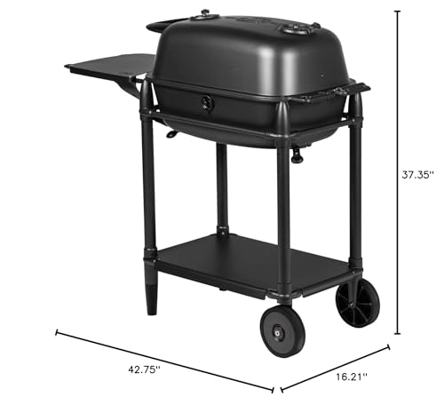 PK Grills Portable Charcoal Grill and Smoker PK300-BCX Graphite