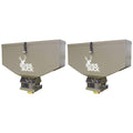 Boss Buck ATV Spreader with Adjustable Flow Rate & 4 Prong Tail Light Adapter, 2 Pack