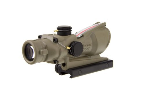 Trijicon ACOG TA31-D-100310 4x32 Dual Illuminated Red Chevron Scope Flat Dark Earth Finish