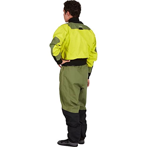 NRS Men's Axiom GORE-TEX Pro Dry Suit Chartreuse XXL