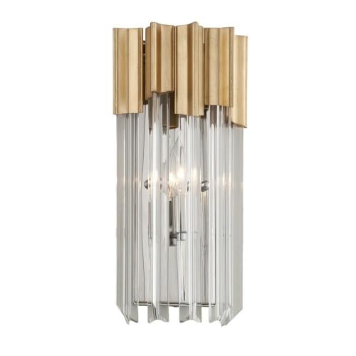 Corbett Lighting Charisma One Light Wall Sconce Gold Leaf