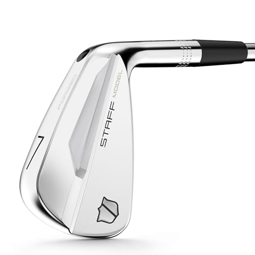 WILSON Staff Model Steel Blades Golf Iron Set - Right Hand, Stiff, 4-PW Silver