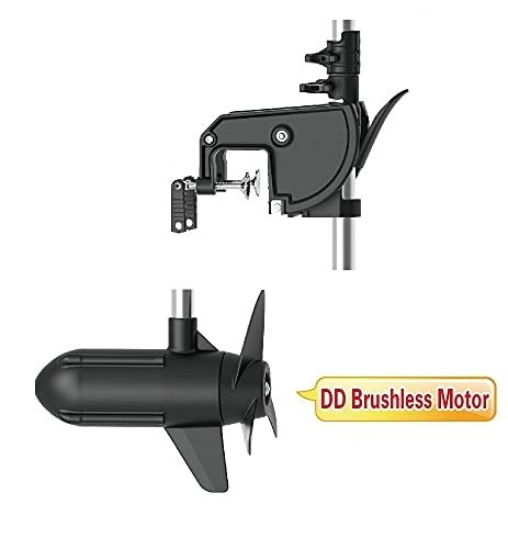 PARKHO HASWING Electric Trolling Motor 12V 3 HP 39.4 Inch Shaft Transom Mount