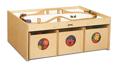 Jonti-Craft Activity Table with 6 Bins Natural