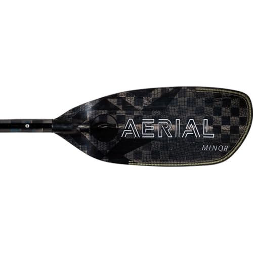 AQUA BOUND Aerial Minor Carbon Versa-Lok Straight Shaft 4-Piece Kayak Paddle Black